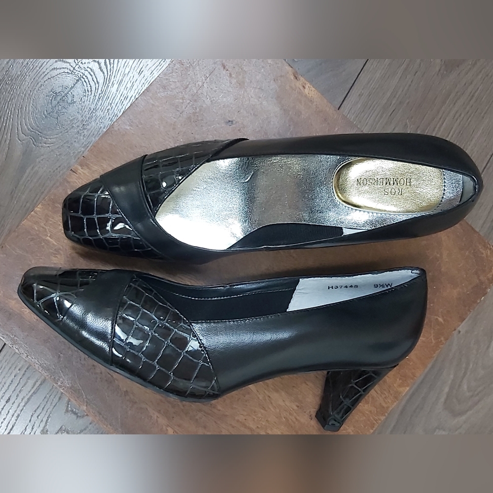 New Ros Hommerson crocodile pumps